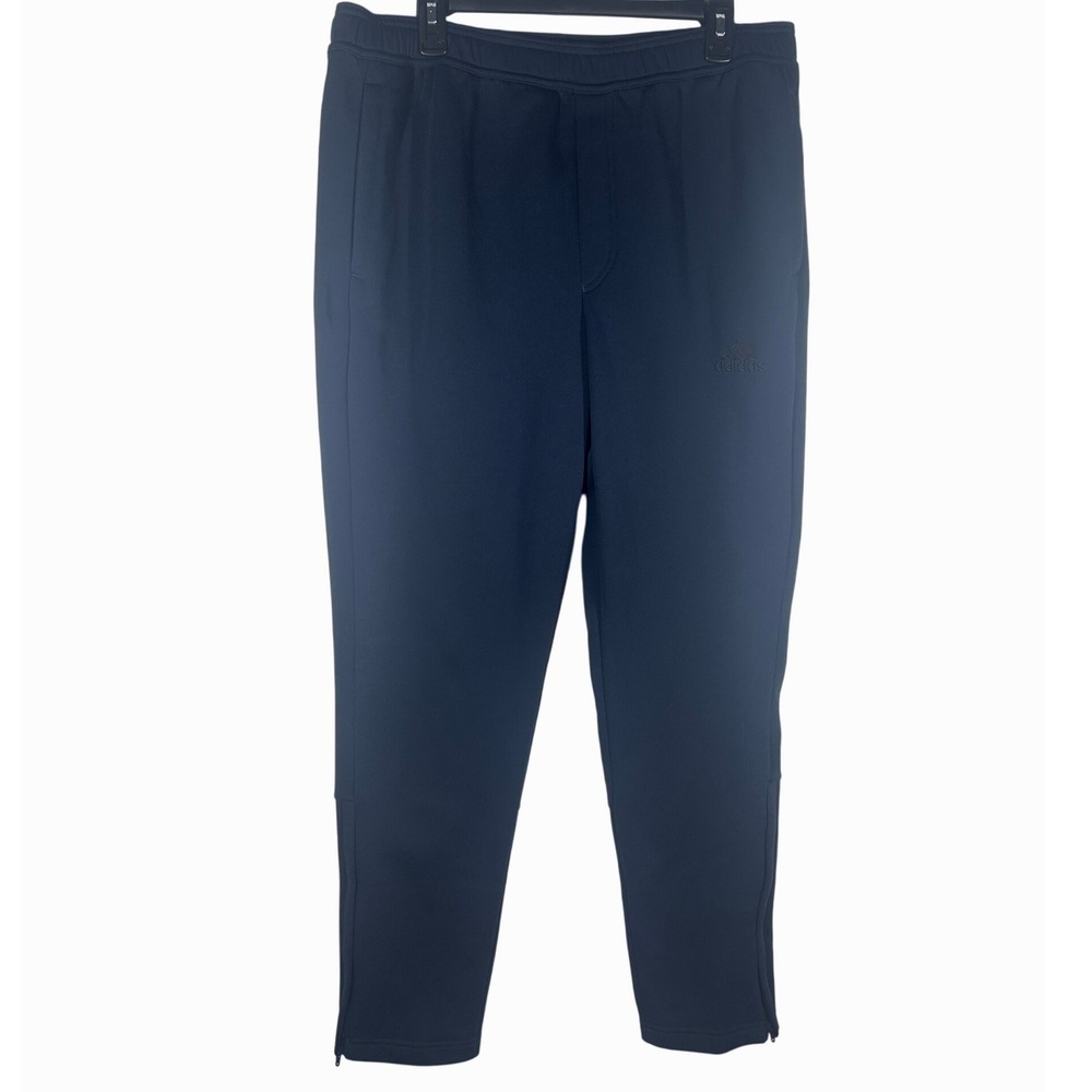 Adidas M FL Taper Pant Aurink Navy Blue Joggers Size Large NEW